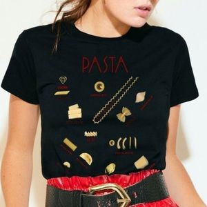 Black Pasta Tee by Monogram, M, great condition!